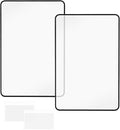 4Pcs 3X 5X Page Magnifying Sheet Clear Lightweight Magnifier Flat Plastic Optical Fresnel Lens Handy Card Size Magnifier Bookmark for Low Vision Reading Small Prints, Maps and Books