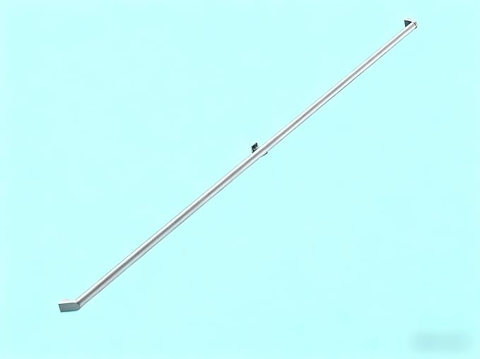 9 FT Handrails for Indoor Stairs,Railings，Outdoor Stairs Handrail，Modern Aluminum Handrail Set, Wall Mounted，Wall Return Bracket More Safety, Rust Free. (Anodized Silver, 9 FT)