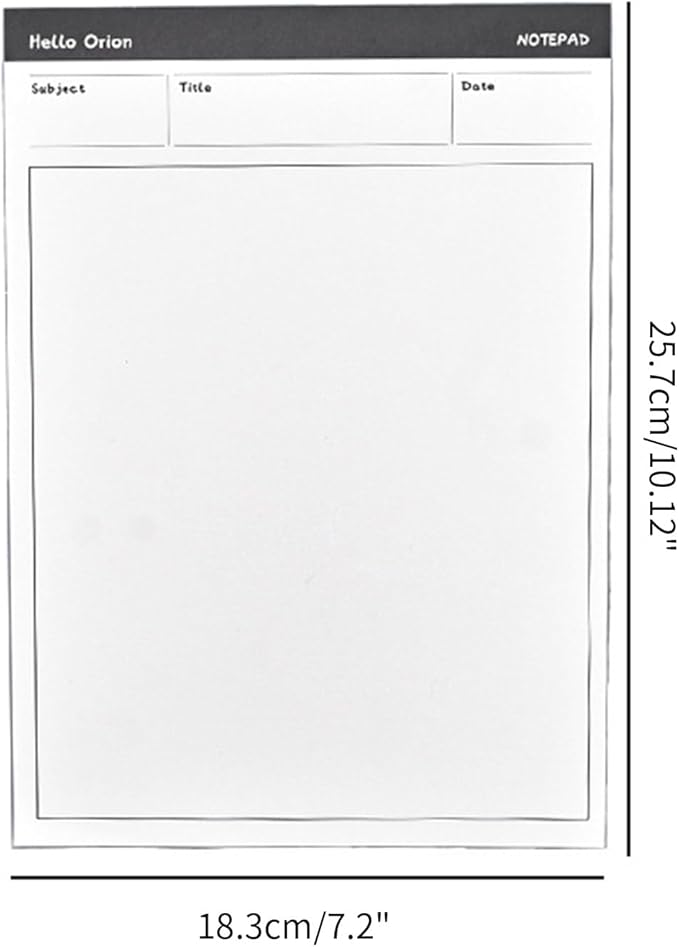 Meeting Note Notebook Planner Sticky Notes Meeting Business Work Planning Daily Planner Tear Off