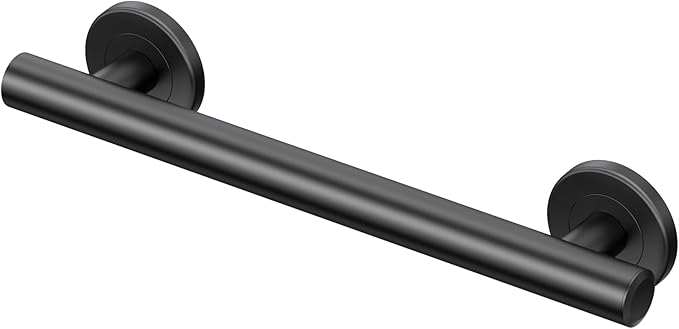 Gatco 850MX Latitude II 12" Grab bar, Matte Black