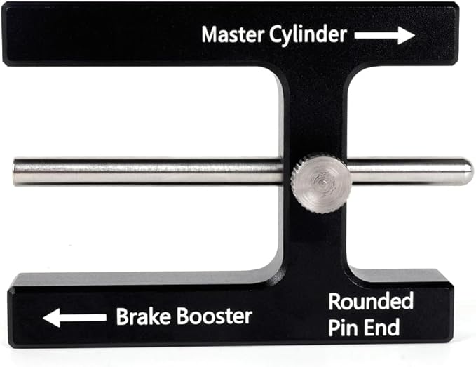 BARTOO Brake Adjustment Tool Brake Booster Push Rod Adjustment Tool Master Cylinder Push Rod Length Gauge Suit for Most Brake Boosters with Adjustable Pins