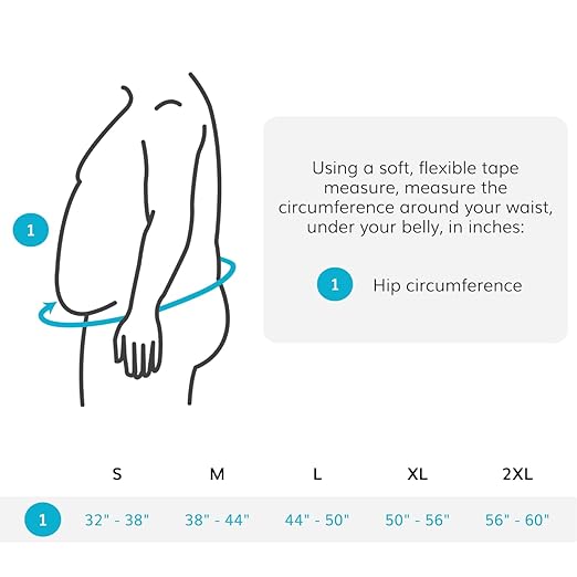 BraceAbility Obesity Belt Stomach Holder - Plus Size Men and Women's Big Belly Support Band Girdle for Hanging Stomach, Pendulous Abdominal Support, Lower Tummy Fat Lifter Pannus Sling (2XL)