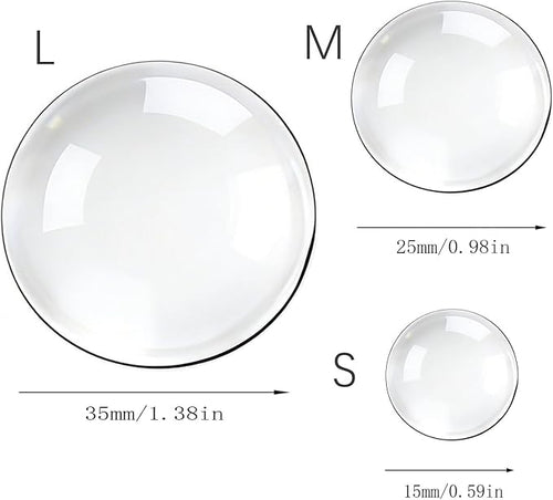 12pcs Wall Bumpers, Clear Wall Protectors, Door Bumpers for Doorknob, Furniture Bumpers,Reducing Noise,Protecting Walls,Using for Entrance Door,Cabinet Door,Fridge Door, Wall Bumper (15*15mm)