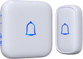 Wireless Doorbell IP66 Waterproof 1000 Feet with 66 Chimes 115dB 7 volume levels Mute Mode with LED Flash Doorbell Ringer Wireless for Kids Room Teachers Classroom Home Office & Hearing-Impaired