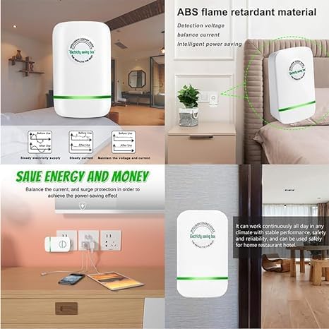 Device Power Saving Box Elon-Musker Power Saver Professional 2024 New Watt Stop Electricity Saving Box Stable Voltage Plug 90V-250V 30Kw Ssave Kill a Watt (2, 3.93 * 2.2 * 1.18in)