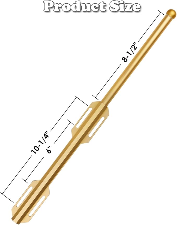 Valet Rod for Closet Pull Out, 12" Adjustable extending closet rod, Standard Retractable closet rod organization rack, Valet Clothing Hanger Rods Extender for Wardrobe Laundry Bathroom (Orange Gold)