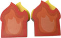 Garbage Can Fire Sticky Notes Office Supplies Notepads Desk Accessories Desk Dumpster Refill Notes 600 Sheets - 2 Sets, 4 Pads, Perfect Fit (Refill Notes)