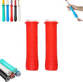 2 Pcs Cold Shrink Handle Wrap with Textured Grip – Silicone Non-Slip Cover for Secure Tool & Sports Handles – Durable, All-Weather Cold-Shrink Sleeve for Comfort & Control