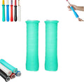 2 Pcs Cold Shrink Handle Wrap with Textured Grip – Silicone Non-Slip Cover for Secure Tool & Sports Handles – Durable, All-Weather Cold-Shrink Sleeve for Comfort & Control