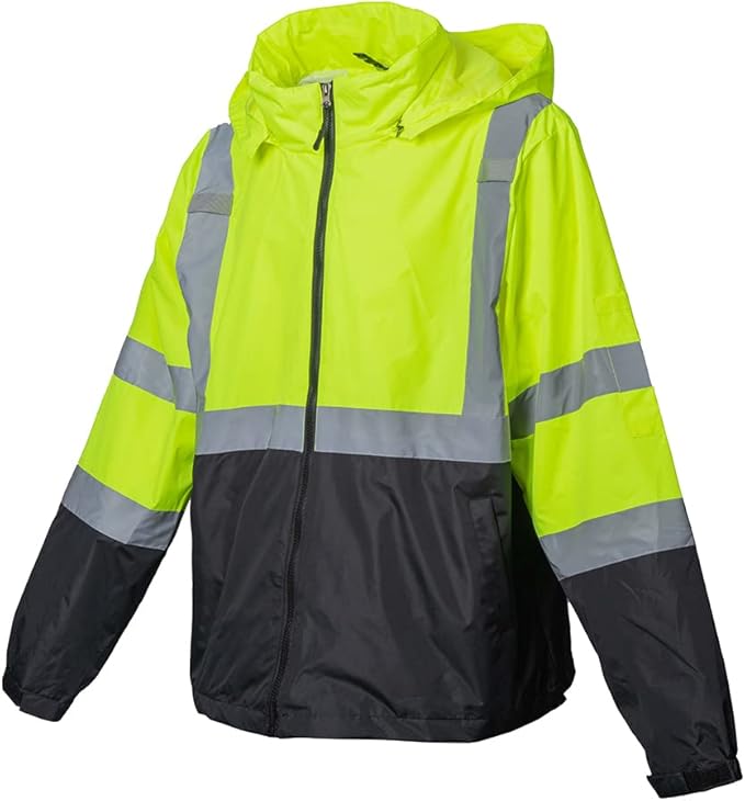 YOWESHOP High Visibility Reflective Safety Jacket Reflective Jacket for Men Hi Vis Construction Jackets