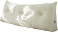 Headboard Pillow, Triangular Wedge Pillow Headboard, 59x15 Large Bolster Bed Rest Reading Bed Backrest Pearl Cotton Stuffed Positioning Support Bolster Cushion