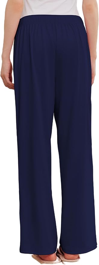 Deyeek Women's Tear Away Pants Side Split Snap Open Bottom Sweatpants Leg Breakaway Post Surgery Pants with Pockets