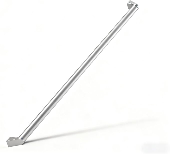 2 FT Handrails for Indoor Stairs,Railings，Outdoor Stairs Handrail，Modern Aluminum Handrail Set, Wall Mounted，Wall Return Bracket More Safety, Rust Free. (Anodized Silver, 2 FT)