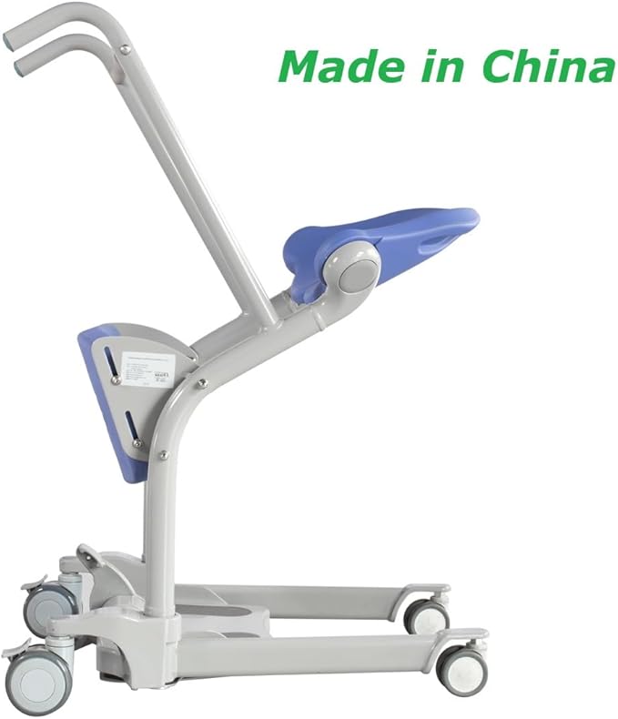 Helsevesen Manual Standing Transfer Aid with Adjustable Legs, Stand Assist Patient Lift, Home Transfer Assist Trolley, Sit to Stand Aid, Intended for Users 4'11" - 6' 6"