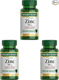 Nature’s Bounty Zinc 50mg | Immune System, Skin, & Antioxidant Health Support | Contributes to DNA Formation | Vegetarian, Non-GMO, Gluten Free | 100 Caplets, 1 Serving Per Day for Daily Health