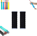 2 Pcs Cold Shrink Handle Wrap with Textured Grip – Silicone Non-Slip Cover for Secure Tool & Sports Handles – Durable, All-Weather Cold-Shrink Sleeve for Comfort & Control
