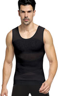 Mens Compression Shirt to Hide Gynecomastia Moobs Slimming Body Shaper Vest