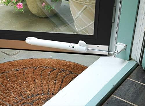 Touch 'n Hold Smooth Dual Door Closer System (Almond) – Heavy-Duty - Touch-Button Hold Open Feature & Smooth Closing Motion - Storm & Security Door (Medium/Heavy Weight). New Door/Replace Old Unit