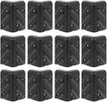 Gadpiparty Anti-Collision Speaker Corner Protectors 1.77 Inch Plastic Guards for Stage Sound Cabinets Furniture Edge Protection with Screws for Easy Installation and Reuse