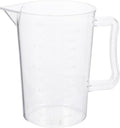 Garneck Thickened Transparent Measuring Cup with Clear Graduations Easy-read Scale for Accurate Liquid and Solid Measurement Kitchen Baking Accessory with Handle for Home Use