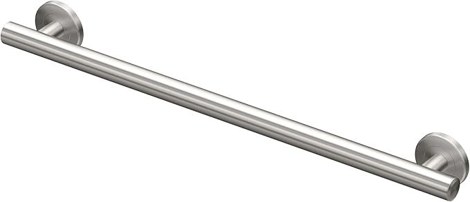 Gatco 855 Latitude II 24-Inch Grab Bar, Stainless Steel
