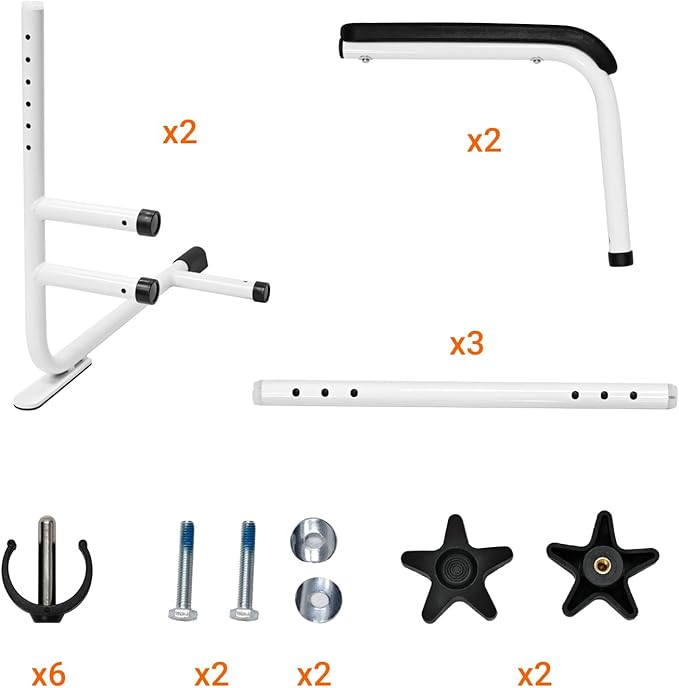 Stand Assist Aid for Elderly/Seniors/Disabled, Couch/Chair Lift Assistance Stand Up Devices-6 Levels Adjustable Height, Help Standing Aids & Supports, Up to 450 Lbs, White