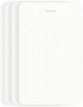 Elegant Desk Notepads for Professionals, Executive's Memo Pads, Minimalist, Gold Foiled, Dotted Layout, 3 Pack, 225 Sheets Total (75 Each), 6.3" x 3.9”, 80 GSM, Eco-friendly, FSC™ Certified Small Notepad