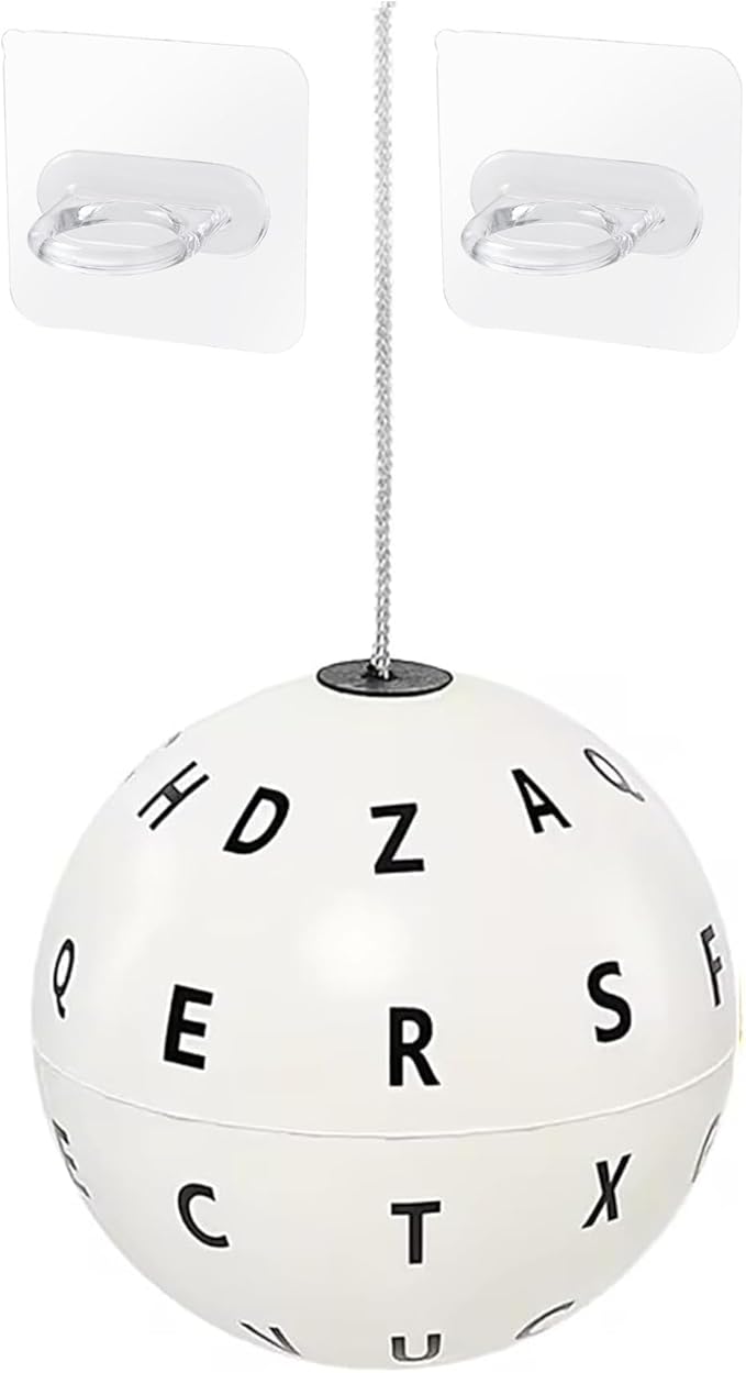 Marsden Ball Vision Therapy with Letters for Hand-Eye Coordination and Visual, Visually Impaired Estrabismo Amblyopia Vision Children Eye Therapy Training Improve Ball