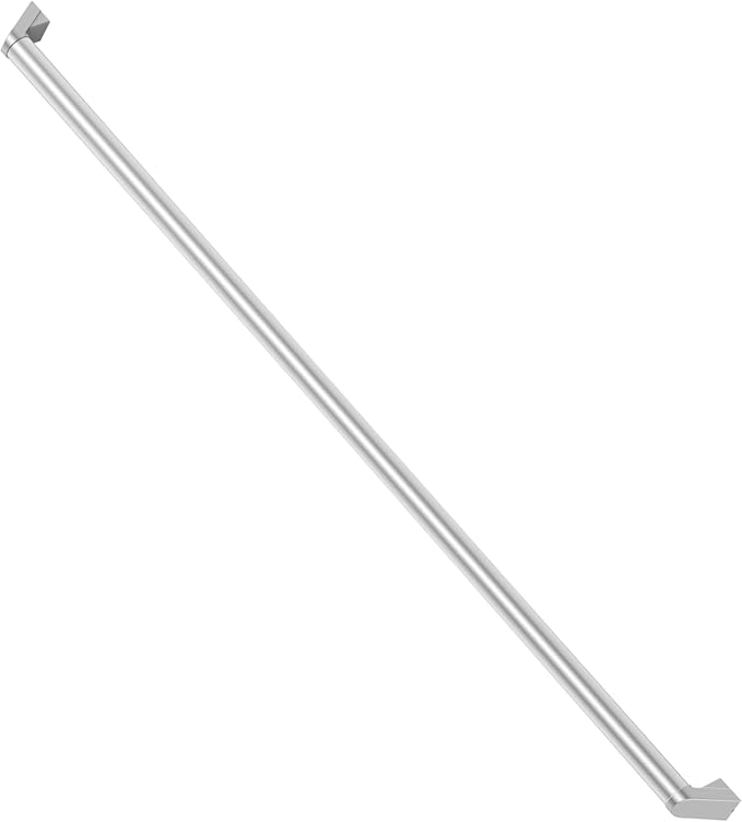 5 FT Handrails for Indoor Stairs,Railings，Outdoor Stairs Handrail，Modern Aluminum Handrail Set, Wall Mounted，Wall Return Bracket More Safety, Rust Free. (Anodized Silver, 5 FT- （Two Joined Pieces）)