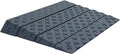Plastic Slip-Resistant Modular Threshold Ramp - Universal Access Ramp for Wheelchairs, Scooters, Walkers & Safe Pedestrian Passage (4 inch)