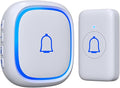 Wireless Doorbell for Home Classroom IP66 Waterproof Door Bell Ringer Wireless 1000ft Range with 66 Ringtones Kid Doorbell Chime 7 Adjustable Volume LED Flash Doorbells for Teachers