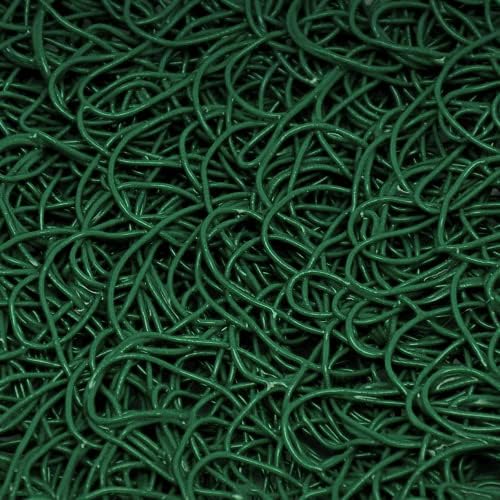 American Floor Mats Vinyl Mesh Heavy-Duty Entrance Green 4' x 40' Scraper Mat Without Backing/Borders - Drainable