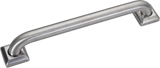 joyrain 500lb Capacity Stainless Steel Grab Bar - Heavy Duty Bathroom Safety Rail for Elderly, Anti-Slip Shower Handle, ADA Compliant (Brushed Stainless Steel, 18inch)