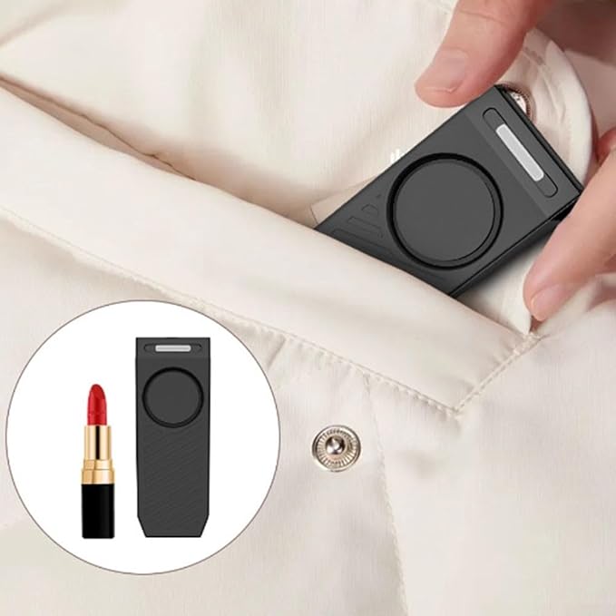 Portable Anti-Theft Door Stop With 130DB Alarm, USB-C Rechargeable, Adjustable Sensitivity And Anti-Slip Silicone Pad For Home, Hotel And Travel Security