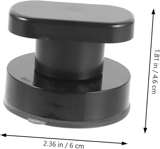 Uonlytech 2pcs Self-Stick Suction Cup Handle Adhesive Knobs for Kitchen Cabinet Door Window Wardrobe