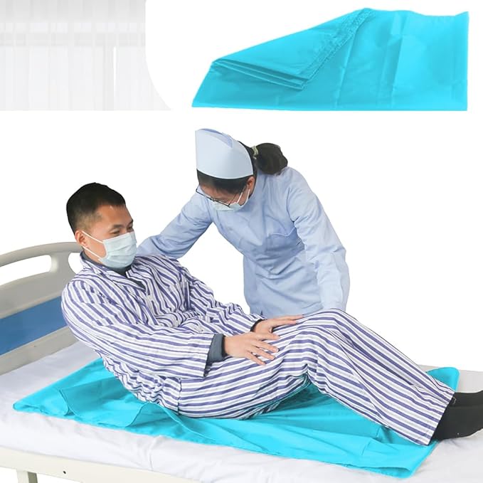 Tubular Slide Sheet for Patient Transfer，Washable & Reusable Draw Sheets, Sliding Board Suitable for Cars, Vehicles, Wheelchairs, Hospitals, Bed Transfers, Nursing Home Care，53" x 30"