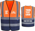 AYKRM 12 colour High visibility viz vest hi vis viz reflective work construction safety vest (XS-8XL)