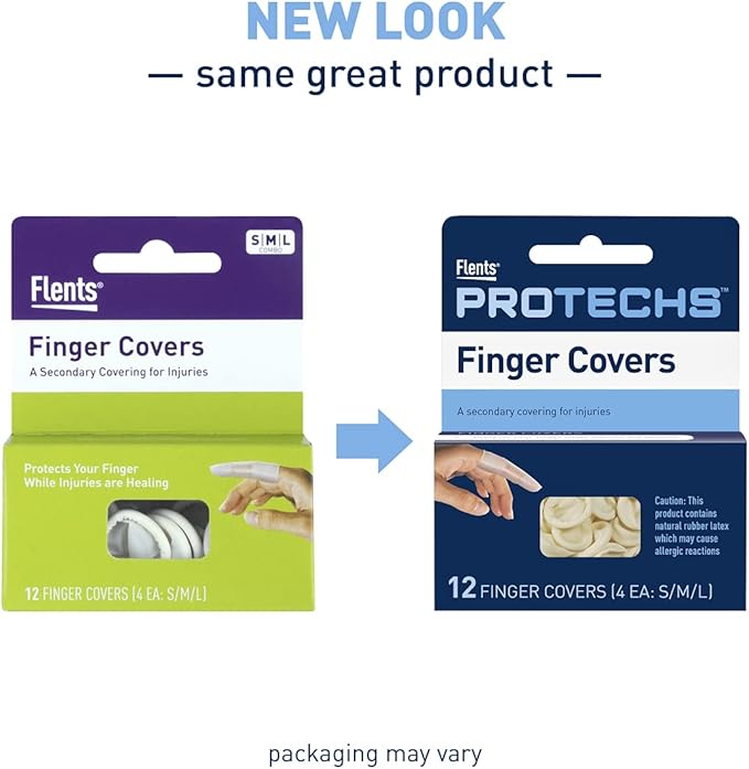 Flents First Aid Finger Cots, 108 Count, Protects Finger While Healing From Injury (3 Packs of 36), Tan (F414-436-3)