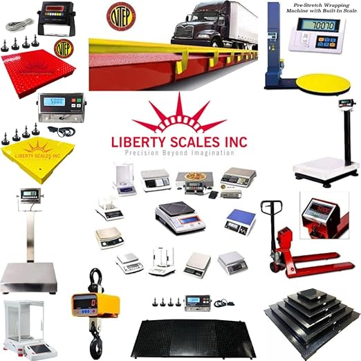 Liberty LS-IN202 LCD Indicator Used for Floor Scale with 4+4 Cable Package, (Out Door or Indoor)