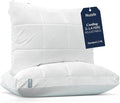 Nuzzle Cooling Adjustable Pillow for Side Sleepers, Luxury Standard Size Set of 2 Bed Pillow Hotel Collection - Best Adjust Height Soft Firm Pillow for Back, Stomach or Side Sleepers - Home Gifts