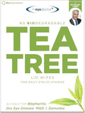 The Eye Doctor Tea Tree Oil Eyelid Wipes - 40 x Single Use Eye Cleaning Wipes for Daily Lid Care - Individual Preservative Free Sensitive Eye Cleaner - Soothes Cleans and Refreshes