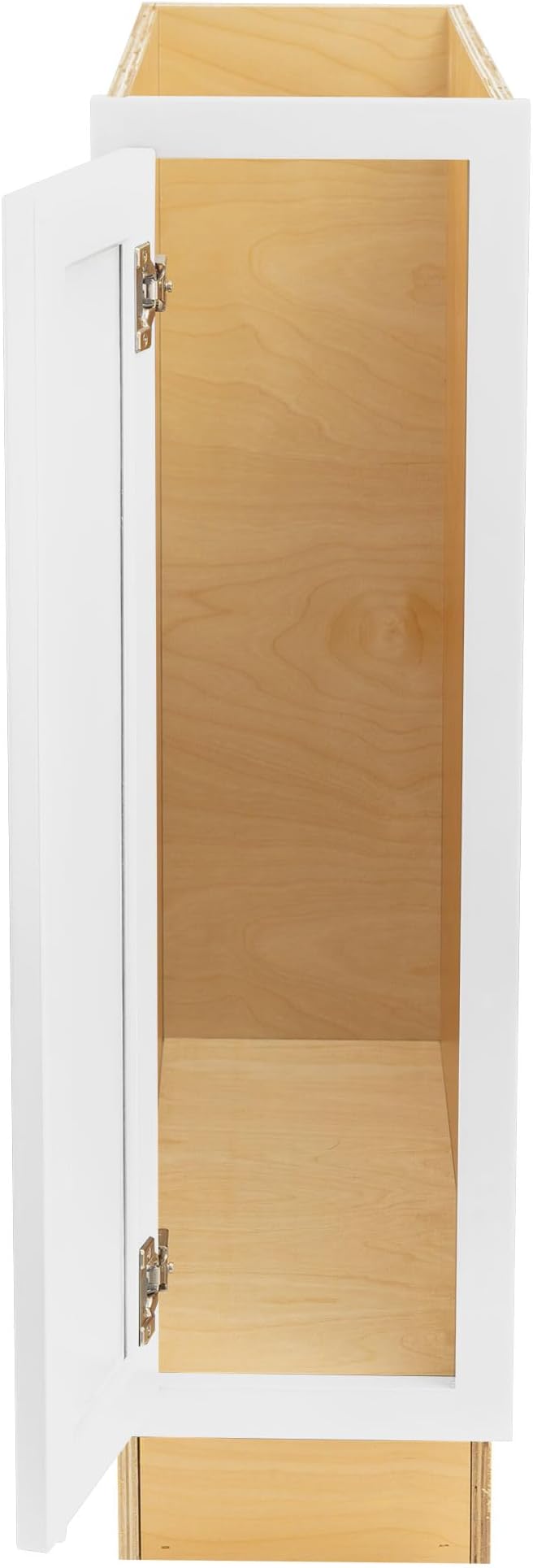 Quicklock RTA (Ready-to-Assemble) | Base Kitchen Cabinets - Shaker Style | Made in America (Pure White, 9" Wx34.5 Hx24 D Base)