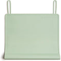 Table Tyke Silicone Placemat for Toddlers with Teething Table Edge Bumper - Non-Slip Baby Placemat for Restaurant & Home Dining - BPA Free Kids Food Mat - Travel Ready Toddler Eating Mat - Sage Green