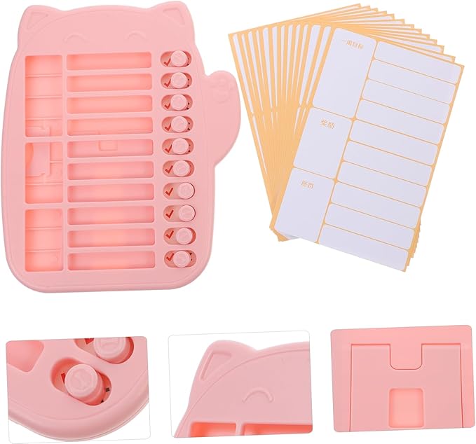 1set Boys and Girls Chores Chart Behavior Tracker for Boy Girl Reminder Board for Habits Erasable Task Planner for Home and School Routine Management