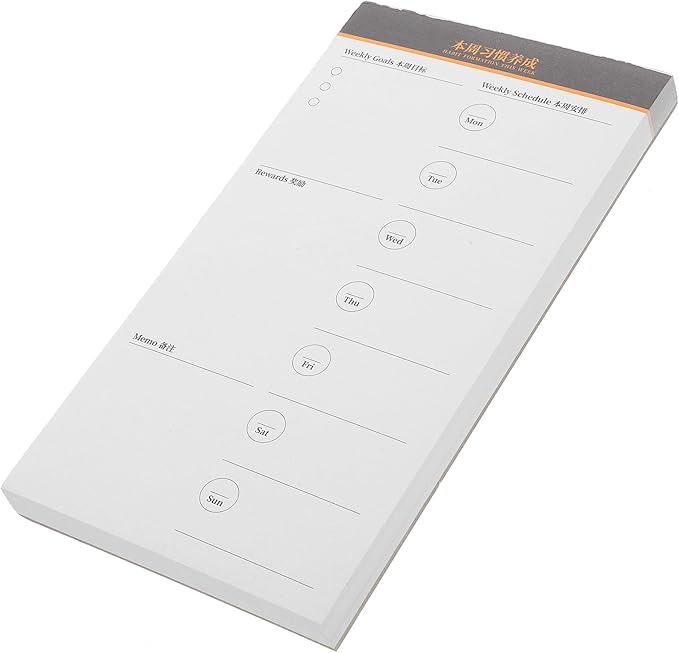 COHEALI Convenient Daily Planner Notebook with Smooth Writing Premium Weekly To-do List Schedule Notepad for Office Task Organization and Efficient Management