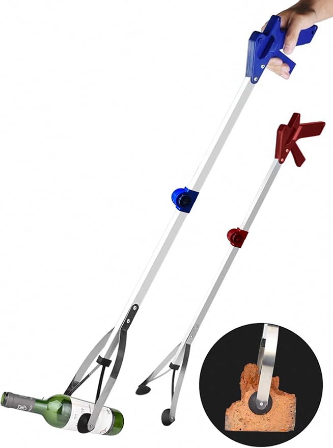 32 inch Extend Grabber Reacher Tool Gardening Tools Mobility Aid Pick Up Tool Trash Upper Grabber Pickup Hand Tools- 2Packs