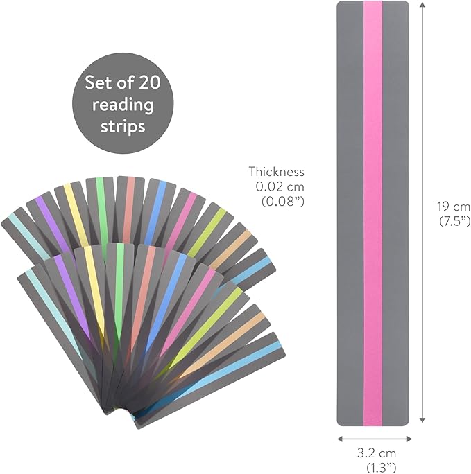 20 pcs Reading Stripe with Wrapped Paper+OPP Bag Packing