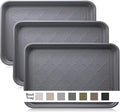 Boot Tray for Entryway Indoor, Heavy Duty Shoe Mat Trays 3 Packs, 16.7"x12.8" Waterproof Shoe Tray
