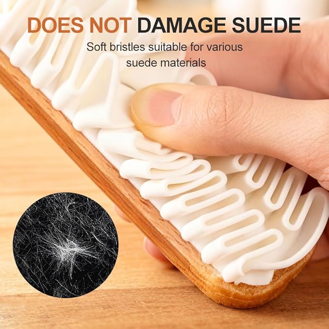 Suede Brush, 2026 New Cleaner for Shoe Care Accessorie, Gentle Shoe Cleaner Scrub Tool for Nubuck, Velvet, Suede Boots, Sneakers, Bags (1pca)