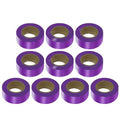 Purple Flagging Tape, 10 Pack, 1" 1500' Survey Tape, Non-Adhesive, High Visibility, Waterproof, Construction Worker, Hazard Warning